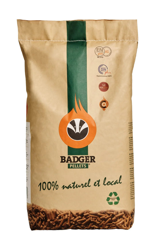 15KG zak Badger houtpallets